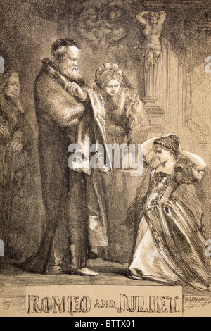 William Shakespeares Romeo Und Julia Akt Iii Szene V Romeo Juliet Und Krankenschwester In Julias Zimmer Zu Spielen Englischer Dichter Und Stockfotografie Alamy