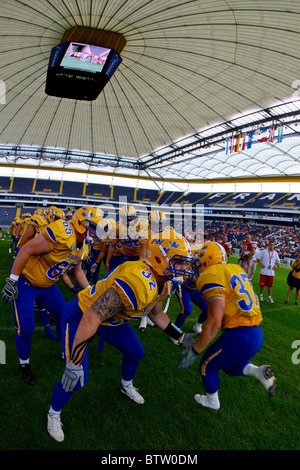 Frankfurt am Main - Juli 31 Österreich schlägt Schweden 30-0 während der Europameisterschaft am 31. Juli 2010. Stockfoto