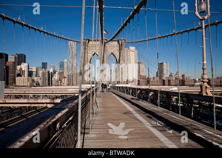 Brooklyn Bridge, New York Stockfoto