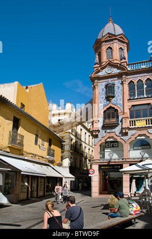 Sevilla Spanien City Shop Straße alte Center Fashion Plaza Del Pan Stockfoto