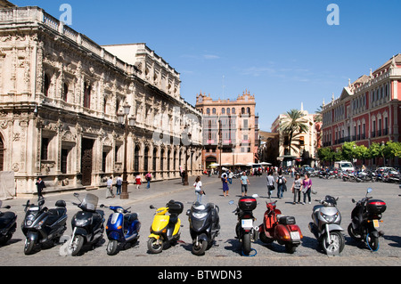 Sevilla Spanien Dona Maria Coronel Old City Centre Stockfoto