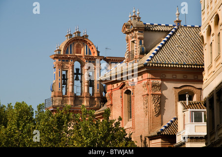 Sevilla Spanien Kirche Iglesia De La Magdalena Stockfoto