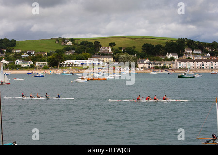 Ruderregatta in Appledore Regatta, North Devon, England Stockfoto