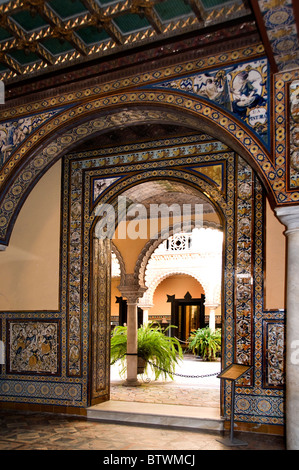 Palast der Gräfin von Lebrija Palacio De La Condesa de Lebrija Sevilla Spanien spanische Andalusien Stockfoto