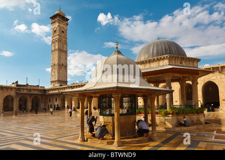der große Umayad Moschee, Aleppo, Syrien Stockfoto