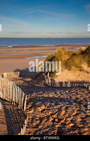 Formby Punkt; Sanddünen; Lancashire Stockfoto