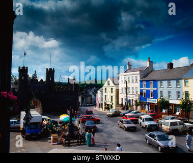 Macroom Burg, Town Square, Macroom, Co Cork, Irland Stockfoto