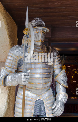 Ritter im Disneyland Vergnügungspark in Kalifornien, USA Stockfoto