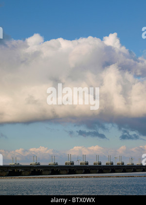 Oosterschelde bewegliche Sturm Barriere in Zeeland, Niederlande Stockfoto