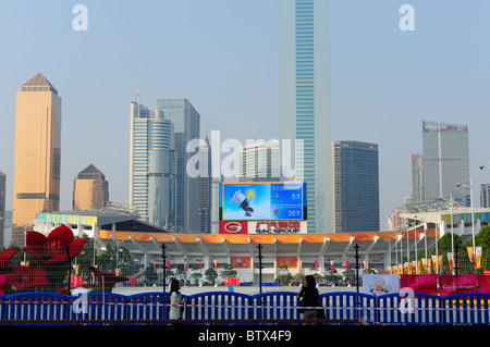 Guangzhou Tianhe Sportzentrum Stockfoto