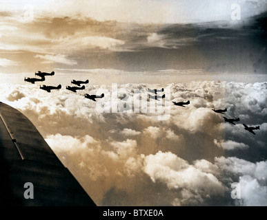 Messerschmidt abgeschossen in Surrey Stockfoto