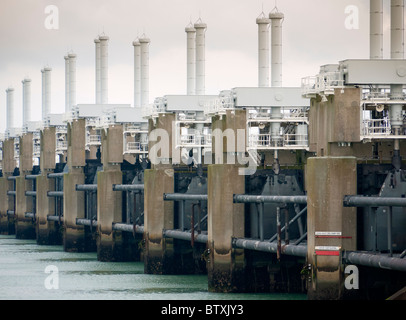 Oosterscheldedam oder Ost-omtrent Verteidigung Sperrwerks Schouwen Duivenland und Nord Beveland, Niederlande Stockfoto