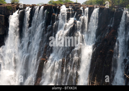 Östlichen Katarakt von Victoria Falls, Sambia Stockfoto