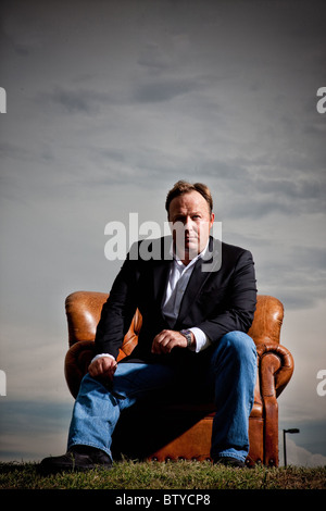 Alex Jones, Texan Talkshow und Gastgeber des Infowars. Stockfoto