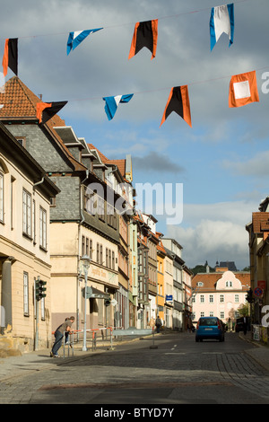 Straße in Eisenach Stockfoto