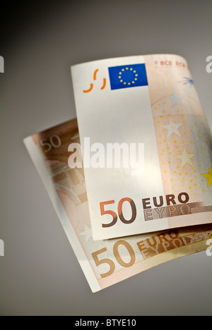 Ein 50-Euro-Schein Stockfoto