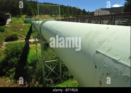 Moffat Wassertunnel, Fraser River Basin, Fraser, Colorado Stockfoto