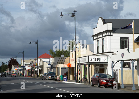 Main Street, Greytown, Wairarapa, Nordinsel, Neuseeland Stockfoto