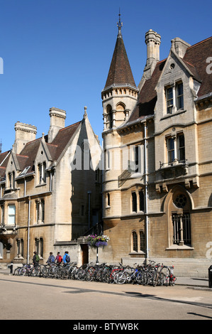 Oxford University, Broad Street und am Balliol College Stockfoto