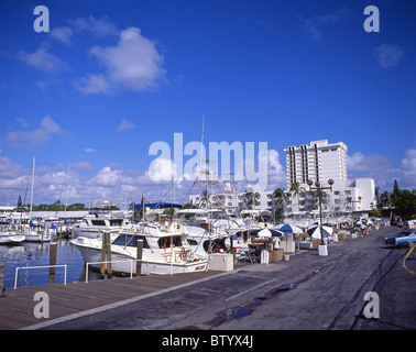 Blick auf den Hafen, Fort Lauderdale, Florida, Vereinigte Staaten von Amerika Stockfoto