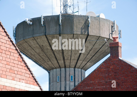 Wasserturm, Headless Cross, Redditch, UK Stockfoto