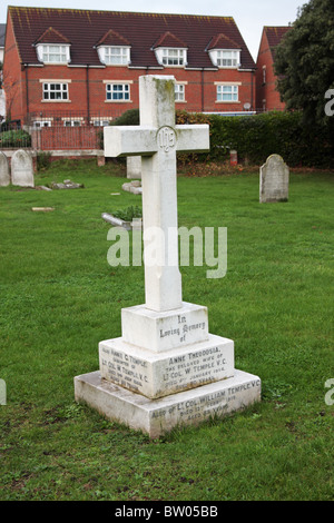 Grab von Oberstleutnant William Temple VC Stockfoto