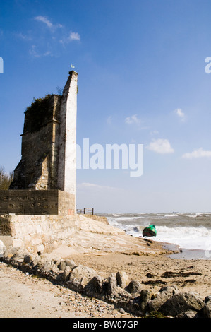 Knoten-Punkt auf der Isle Of Wight. Stockfoto