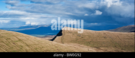 Blick Richtung Cribyn, Brecon Beacons National Park, Wales Stockfoto