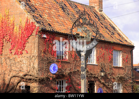 Dorf von Walberswick in Suffolk, East Anglia Stockfoto