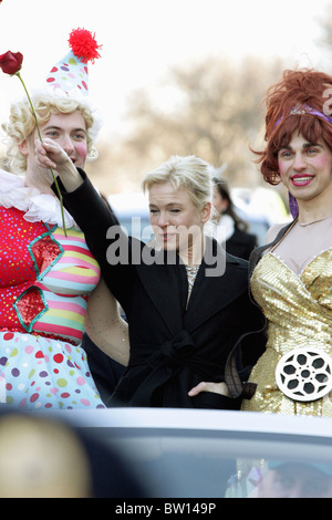 Renee Zellweger als Harvard University Hasty Pudding Club 2009 Woman of the Year ausgezeichnet Stockfoto