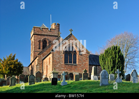 Kirche des Heiligen Nikolaus. Lazonby, Cumbria, England, Vereinigtes Königreich, Europa. Stockfoto