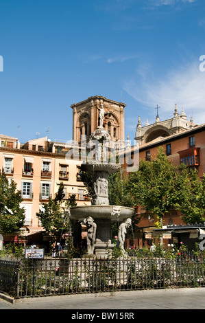 Plaza Hotel de Bib Rambla Stadt historische Stadtzentrum von Granada Spanien Andalusien Stockfoto