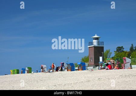 Der Leuchtturm Olhörn in Wyk Auf Föhr auf der Insel Föhr / Föhr, Nordfriesischen Inseln, Deutschland Stockfoto