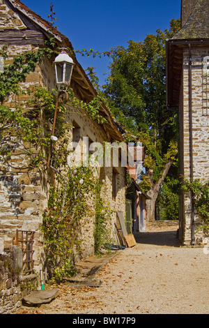 Nebengebäude des Hauses in Segúr le Château in der Region Limousin in Frankreich Stockfoto