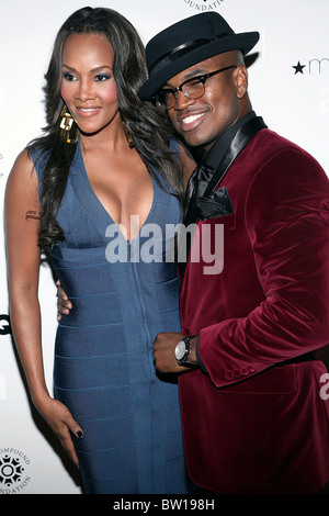 NE-YO und ALFANI Menswear Party Stockfoto