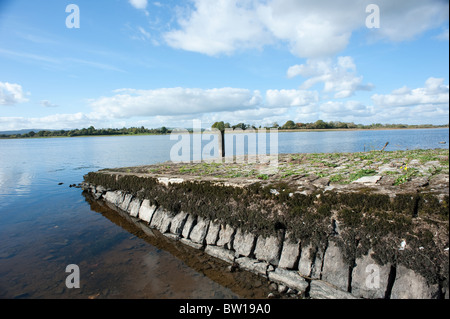 Blick auf die Mole Stockfoto