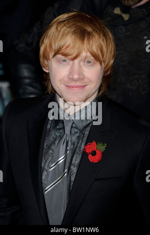 Rupert Grint besucht die Premiere von Harry Potter und die Heiligtümer des Todes Teil 1, London, 11. November 2010. Stockfoto