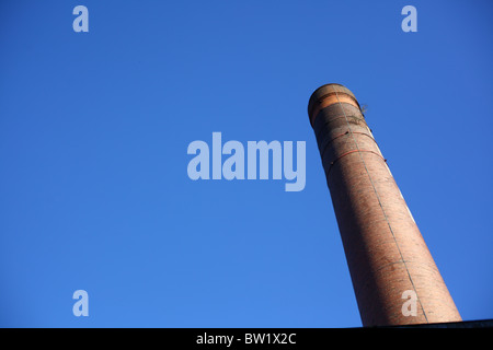 Schornstein der alten Brauerei in Bricklane london Stockfoto