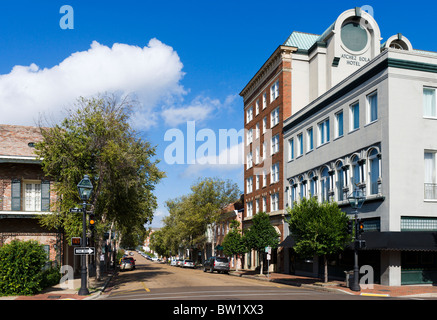 Die Natchez Eola Hotel auf der Hauptstraße in der historischen Altstadt, Natchez, Mississippi, Vereinigte Staaten Stockfoto