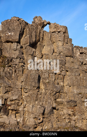 Nationalpark Thingvellir, Island. Stockfoto