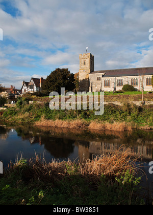 der Kirchhof bei Bidford auf avon Stockfoto