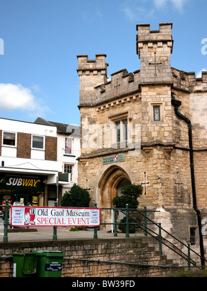 Das alte Gefängnis, heute ein Museum, Buckingham, England Stockfoto