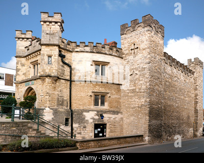 Das alte Gefängnis, heute ein Museum, Buckingham, England Stockfoto