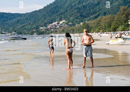 Urlaub an den schönen Stränden von Phuket. Stockfoto