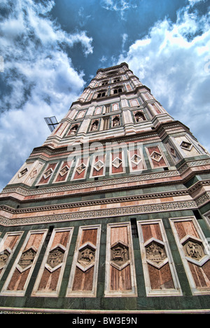 Architektonisches Detail der Piazza del Duomo in Florenz, Italien Stockfoto