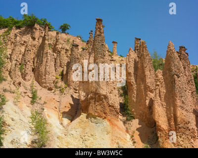 Natürliche Attraktion in Serbien - Devils Stadt Đavolja Varoš, Djavolja Varos Stockfoto