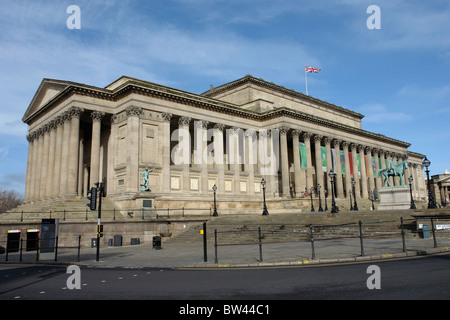 St. George's Hall, St. George's Plateau, Liverpool, Merseyside, England, Vereinigtes Königreich Stockfoto