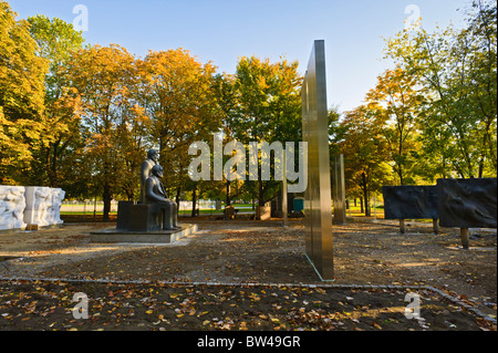 Skulpturen der Marx-Engels-Forum, temporäre Platzierung, Berlin, Deutschland, Europa Stockfoto