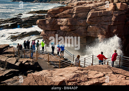 Thunder Loch, Acadia NP, Maine, USA Stockfoto