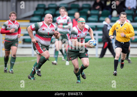 Waterloo V Cambridge Rugby-Union-Spiel. Fotos von Alan Edwards Stockfoto